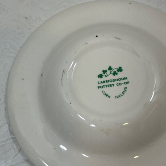 VTG IRELAND Tray Ceramic Colorful Map Serving Nut Candy Trinket Dish Coins 5.25" - Picture 6 of 7